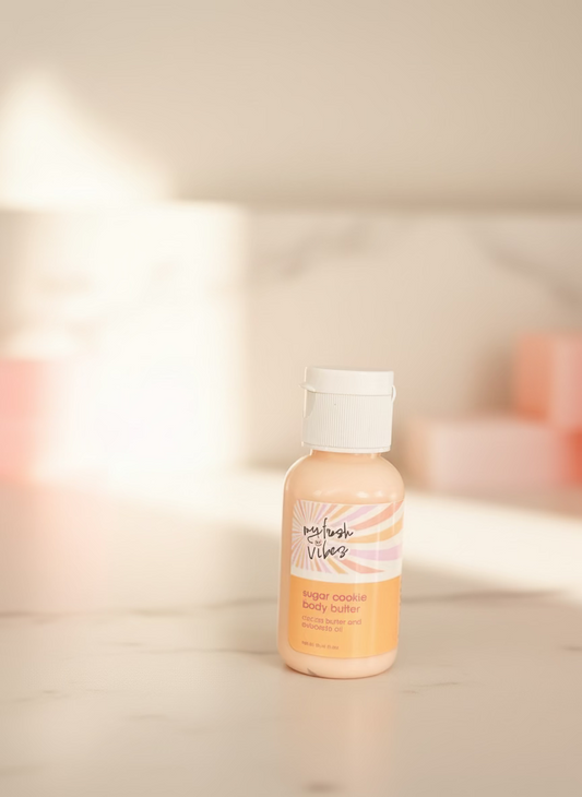 Mini sugar cookie body butter